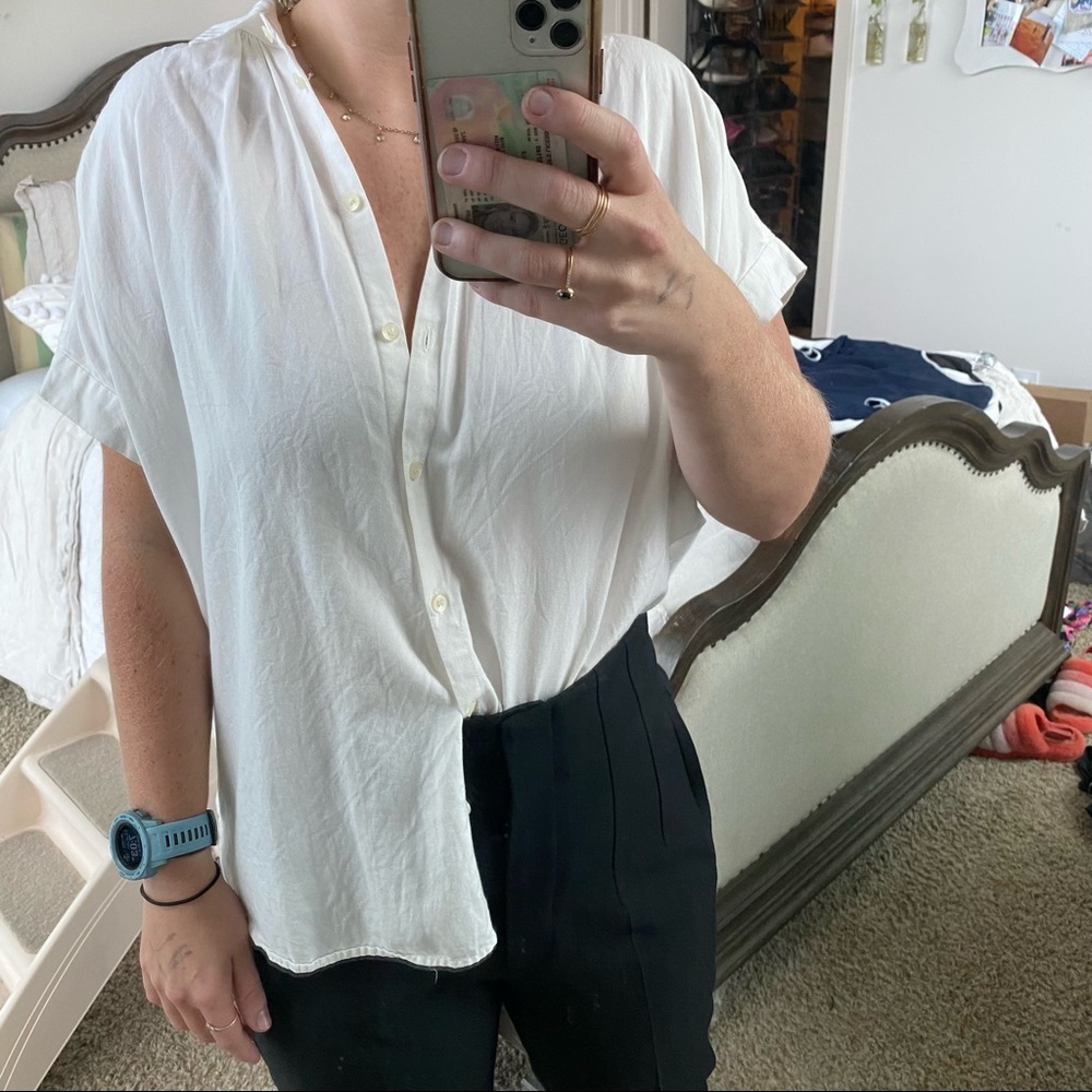 madewell white button down